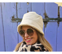 BUCKET HAT zand